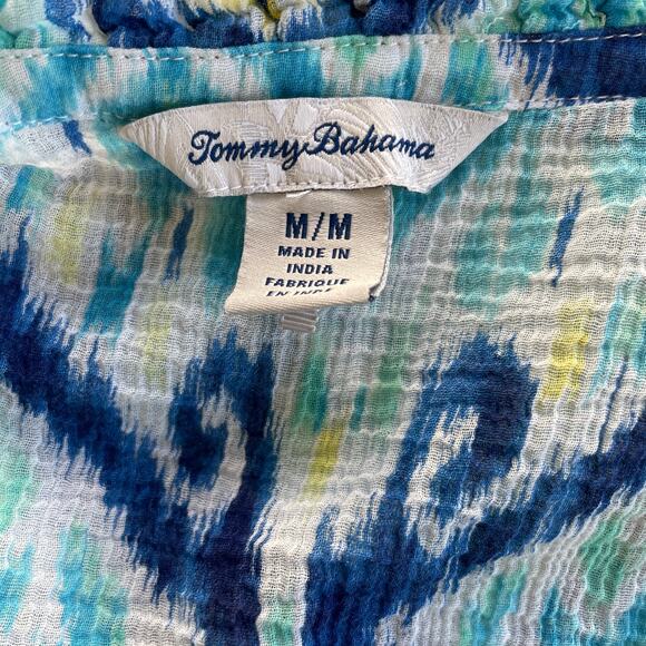 Tommy Bahama Womens Tank Blouse Imali Ikat Sleeveless Top, Multi, Size Medium - Picture 6 of 7
